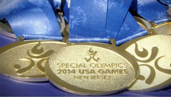 Special Olympics medals