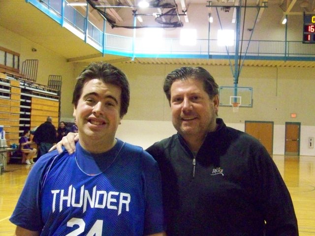 TJ and Sean in the Gym